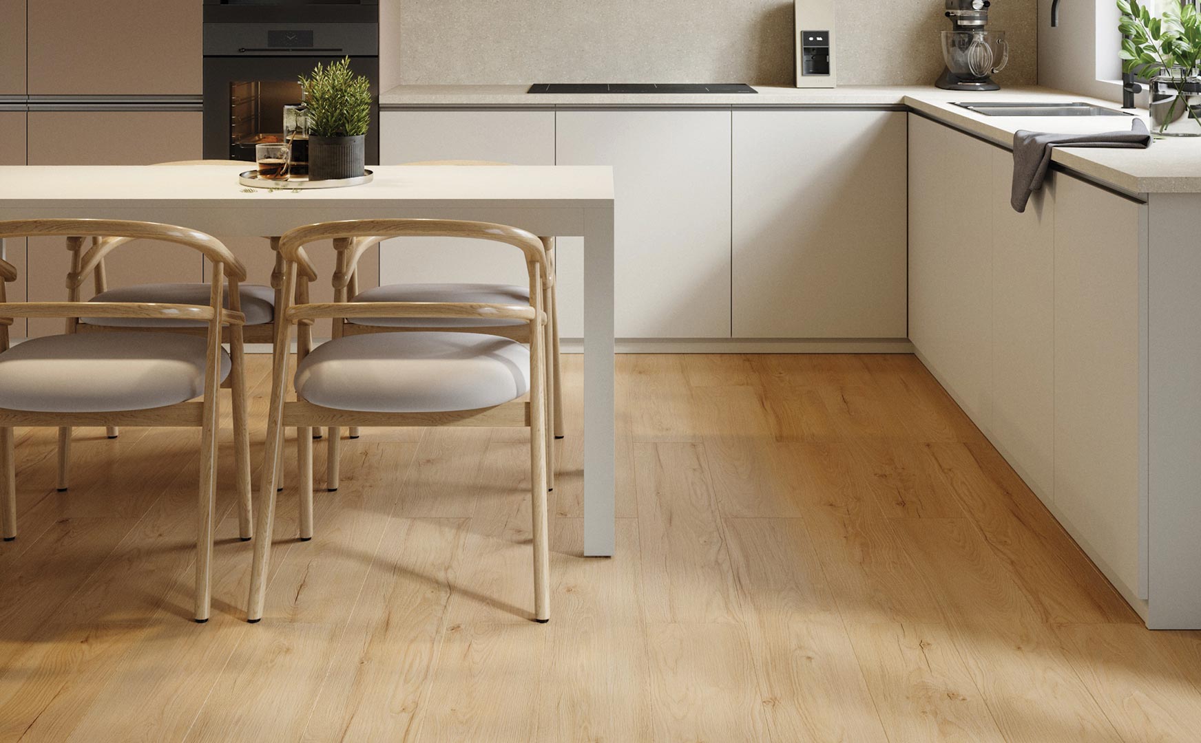 Organic Clever Silent Kitchen Waterproof O.R.C.A. Board Flooring Organic Clever Silent Kitchen Waterproof O.R.C.A. Board Flooring